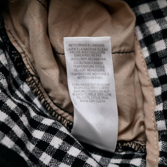 Dynamite's Women Checkered Black and White Shorts with Belt, size Extra Small - Picture 9 of 10